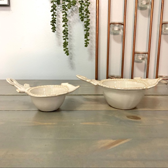 Nautical Anchor Decorative Ceramic Bowls 2 Sizes - Picture 5 of 9